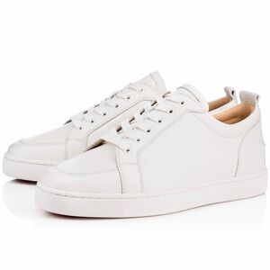 Christian Louboutin White Leather Sneakers